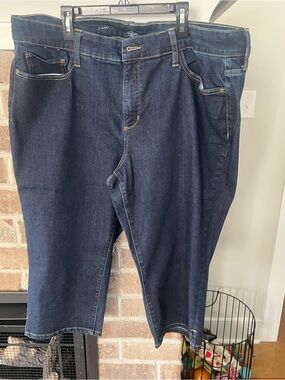 St. John's Bay Dark Blue Cropped Jeans